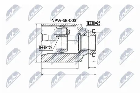 Шрус Nty NPWSB003