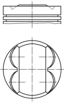 Поршень MAHLE KNECHT 081 PI 00107 000