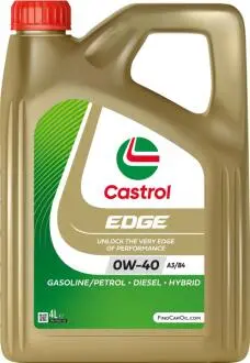 Моторна олива EDGE 0W-40 A3/B4 4 л CASTROL 15F6B5