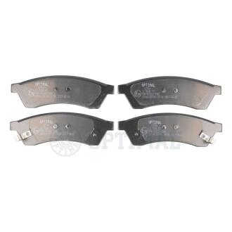 Гальмівні колодки дискові Optimal BP-12564