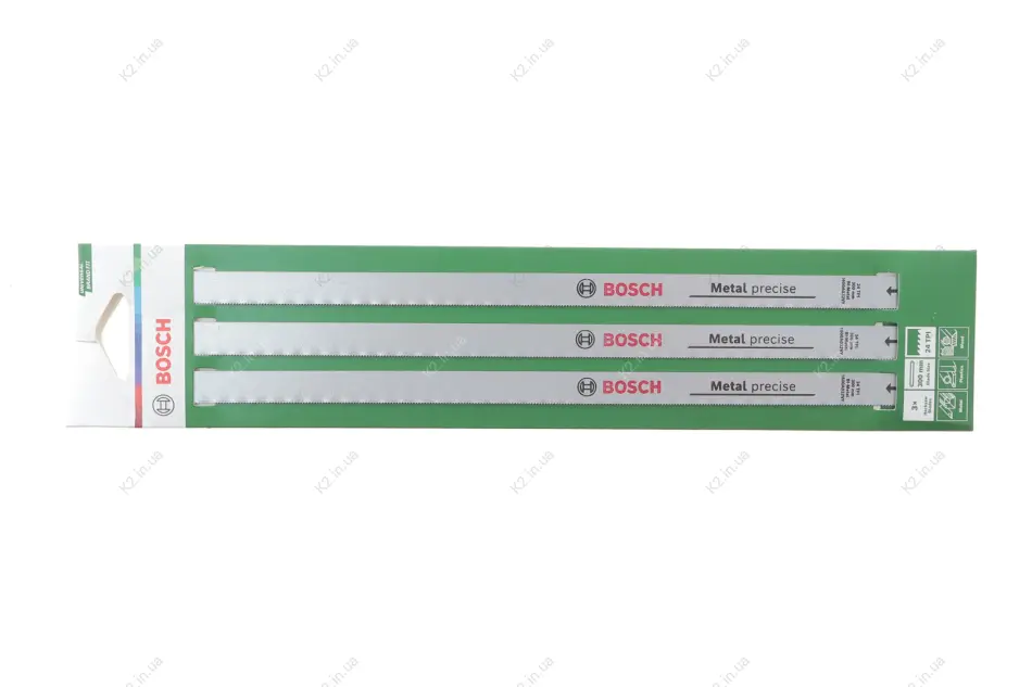 Полотна до ножівки 300 мм 24TPI 3 шт. BOSCH 1 600 A03 2UM (фото 1)