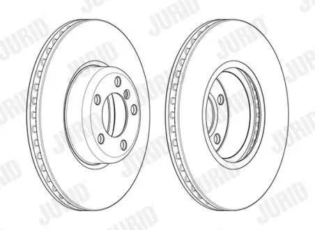 Гальмівний диск пер. BMW 1 (F20)/3 (F30/F31/F80) 11-19 (340*73,2) Jurid 562979JC-1