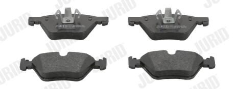 Гальмівні колодки пер. BMW 1 (E81/E87) 06-12 (ATE) Jurid 573187J
