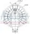 Вентилятор обігрівача Ford Mondeo (14-), S-Max (15-), Edge USA (15-) AVA AVA COOLING FD8725 (фото 1)