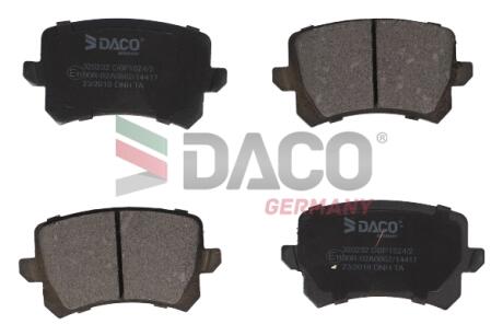 Колодки гальмівні дискові зад. DACO DACO Germany 320232
