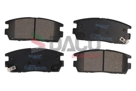 Колодки гальмівні дискові зад. DACO DACO Germany 320402