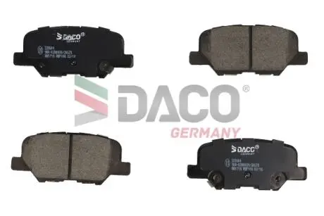 Колодки гальмівні дискові зад. DACO DACO Germany 320604