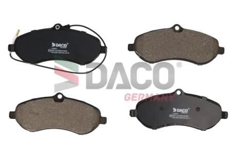 Колодки гальмівні дискові пер. DACO DACO Germany 320607