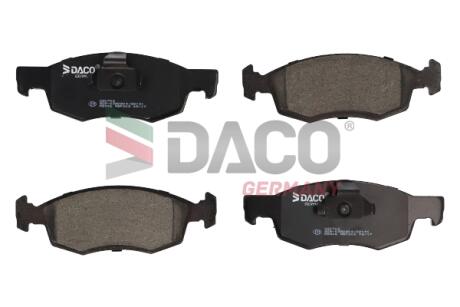 Колодки гальмівні дискові пер. DACO DACO Germany 320702
