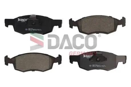Колодки гальмівні дискові пер. DACO DACO Germany 320702 (фото 1)