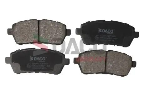 Колодки гальмівні дискові пер. DACO DACO Germany 321008