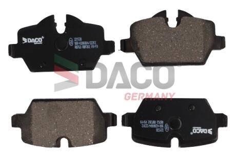 Колодки гальмівні дискові зад. DACO DACO Germany 321530
