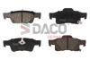 Колодки гальмівні дискові зад. DACO DACO Germany 321608 (фото 1)