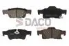 Колодки гальмівні дискові зад. DACO DACO Germany 321608 (фото 1)
