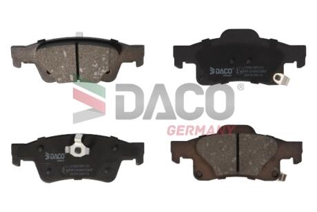 Колодки гальмівні дискові зад. DACO DACO Germany 321608