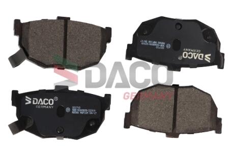 Колодки гальмівні дискові зад. DACO DACO Germany 321710