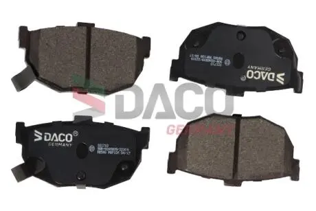 Колодки гальмівні дискові зад. DACO DACO Germany 321710