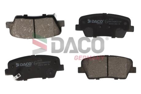 Колодки гальмівні дискові зад. DACO DACO Germany 321727