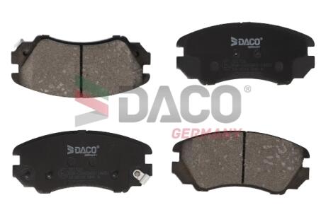 Колодки гальмівні дискові пер. DACO DACO Germany 321728