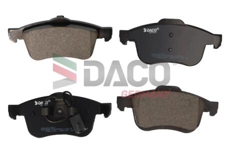 Колодки гальмівні дискові пер. DACO DACO Germany 321902