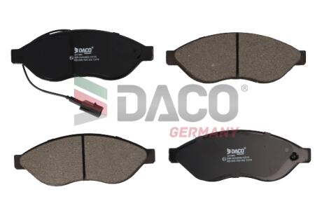 Колодки гальмівні дискові пер. DACO DACO Germany 321960