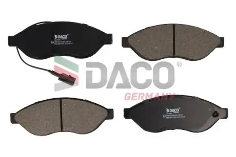 Колодки гальмівні дискові пер. DACO DACO Germany 321960