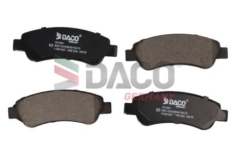 Колодки гальмівні дискові зад. DACO DACO Germany 321961