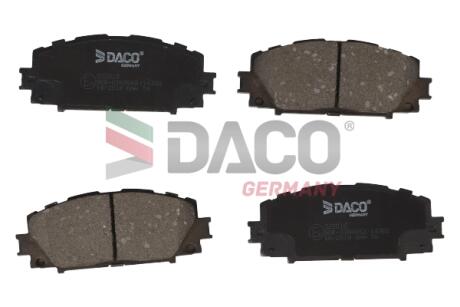 Колодки гальмівні дискові пер. DACO DACO Germany 322016