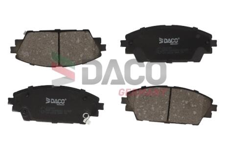 Колодки гальмівні дискові пер. DACO DACO Germany 322240
