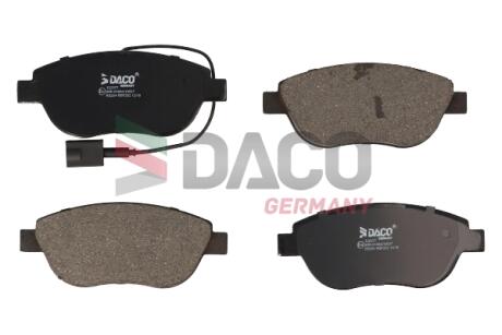 Колодки гальмівні дискові пер. DACO DACO Germany 322377