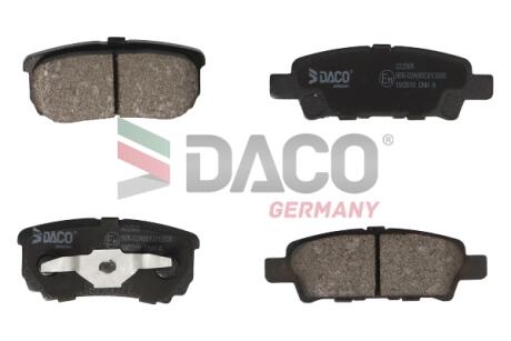 Колодки гальмівні дискові зад. DACO DACO Germany 322506