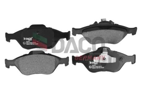 Колодки гальмівні дискові пер. DACO DACO Germany 322557