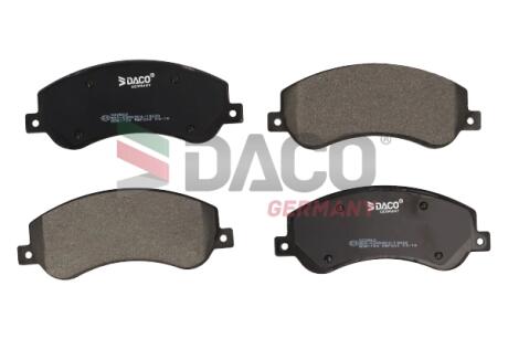 Колодки гальмівні дискові пер. DACO DACO Germany 322562