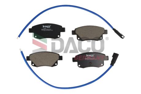 Колодки гальмівні дискові зад. DACO DACO Germany 322563