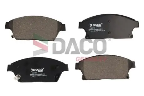 Колодки гальмівні дискові пер. DACO DACO Germany 322702