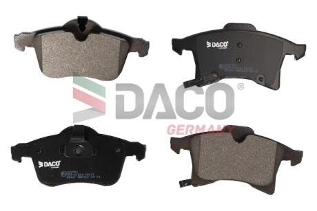 Колодки гальмівні дискові пер. DACO DACO Germany 322703