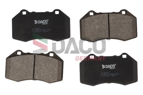 Колодки гальмівні дискові пер. DACO DACO Germany 323001