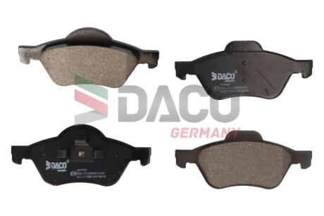 Колодки гальмівні дискові пер. DACO DACO Germany 323006