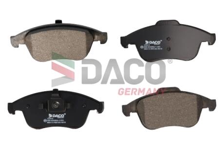 Колодки гальмівні дискові пер. DACO DACO Germany 323019