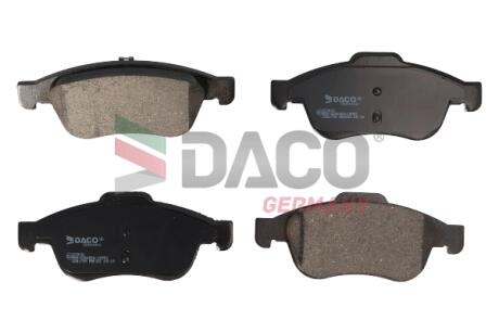 Колодки гальмівні дискові пер. DACO DACO Germany 323026