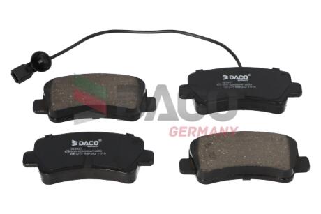 Колодки гальмівні дискові зад. DACO DACO Germany 323027