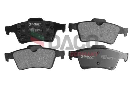 Колодки гальмівні дискові зад. DACO DACO Germany 323030