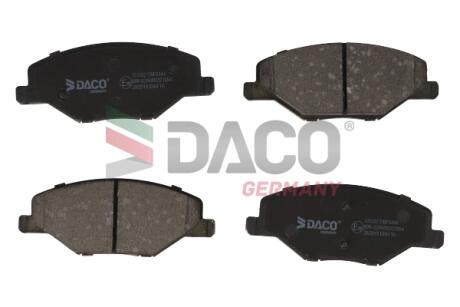 Колодки гальмівні дискові пер. DACO DACO Germany 323302