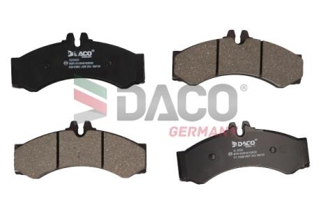 Колодки гальмівні дискові пер. DACO DACO Germany 323332