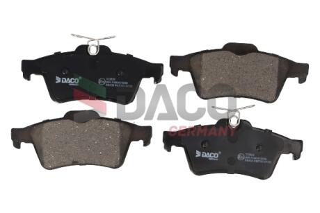 Колодки гальмівні дискові зад. DACO DACO Germany 323629