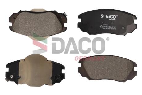 Колодки гальмівні дискові пер. DACO DACO Germany 323641