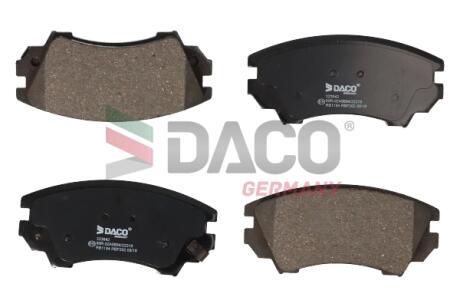 Колодки гальмівні дискові пер. DACO DACO Germany 323642