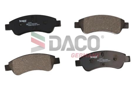 Колодки гальмівні дискові пер. DACO DACO Germany 323741