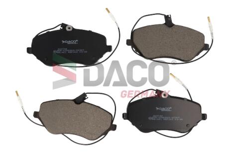 Колодки гальмівні дискові пер. DACO DACO Germany 323744