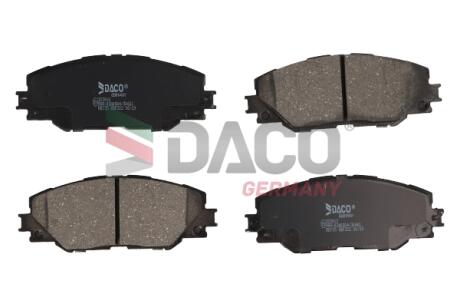 Колодки гальмівні дискові пер. DACO DACO Germany 323912